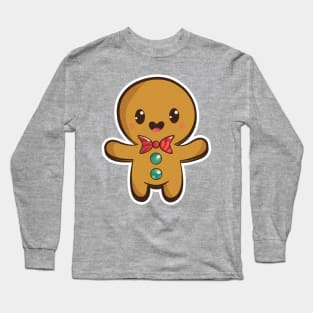 Cute Ginger Bread Cookie Long Sleeve T-Shirt